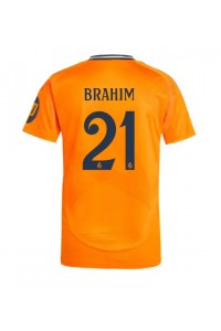 Real Madrid Brahim Diaz #21 Fotballdrakt Borte Klær 2024-25 Korte ermer